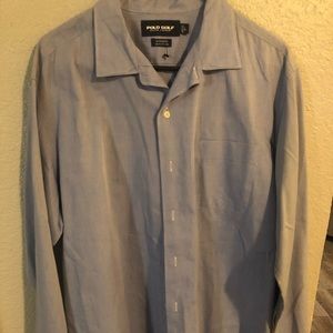 Ralph Lauren polo golf longsleeve blue LG
